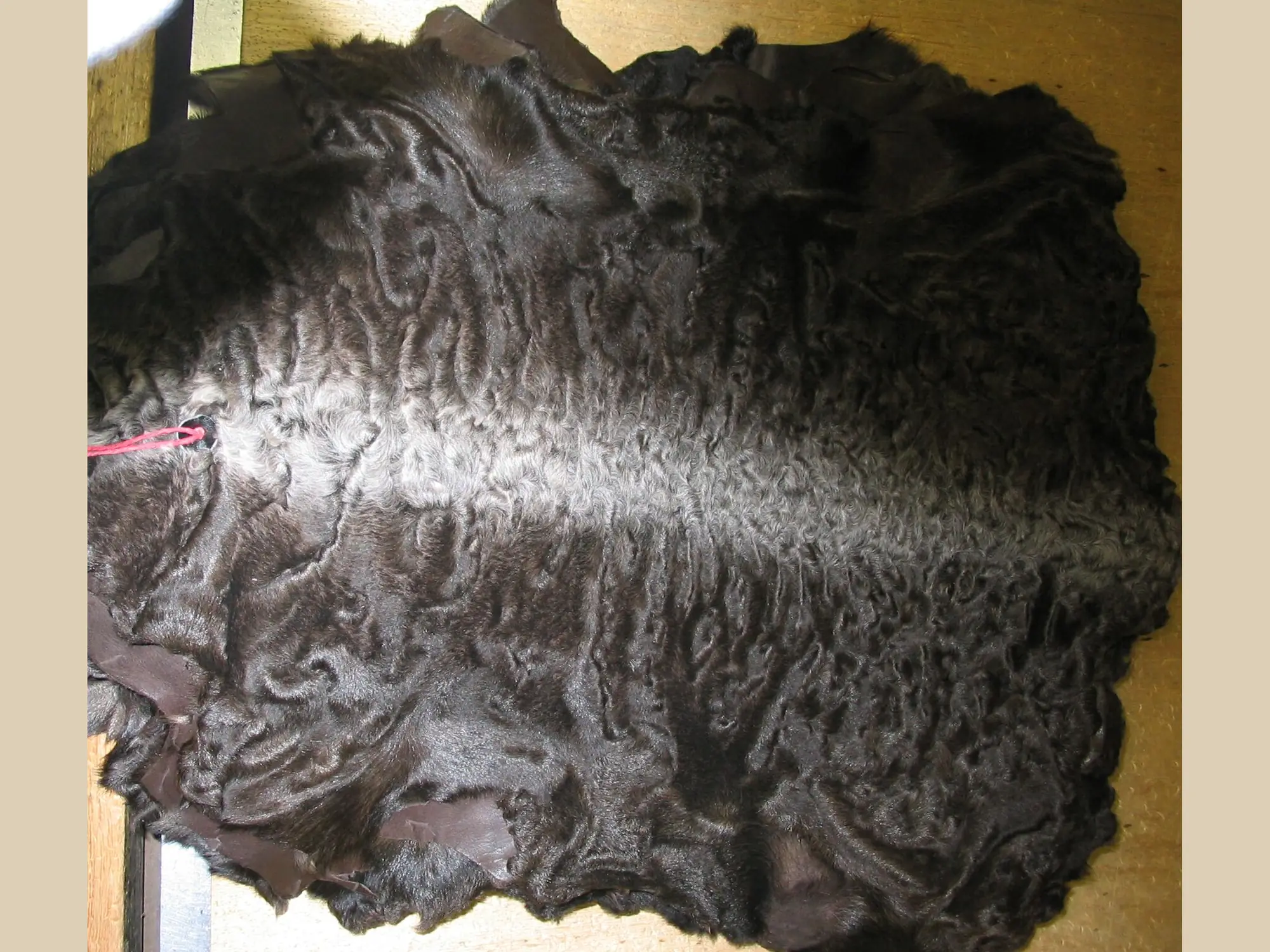 Karakul deri dokusu